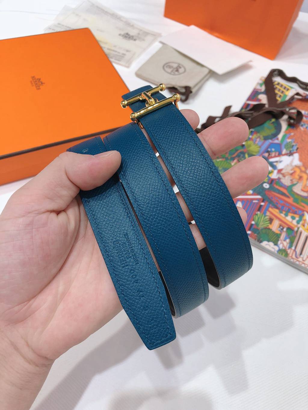 H**mes belts 24mm